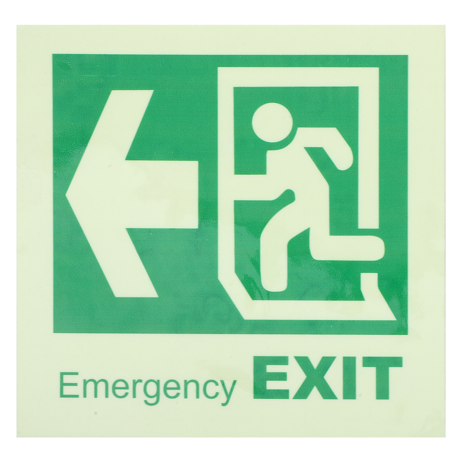 Emergency Exit Sign - Светящаяся самоклеящаяся наклейка для аварийного выхода,