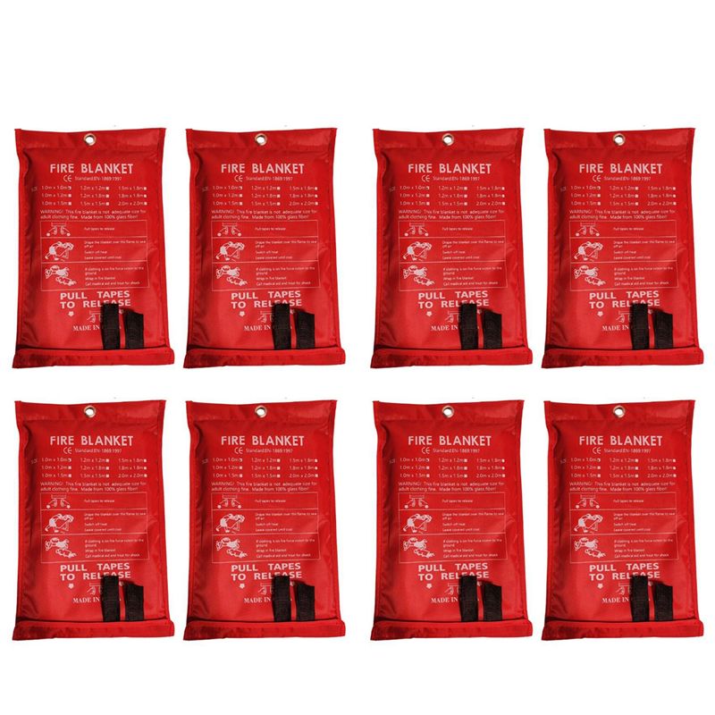 Fire Blanket Kitchen - B48B-8PCS – аварийное огнеупорное одеяло, огнеупорное