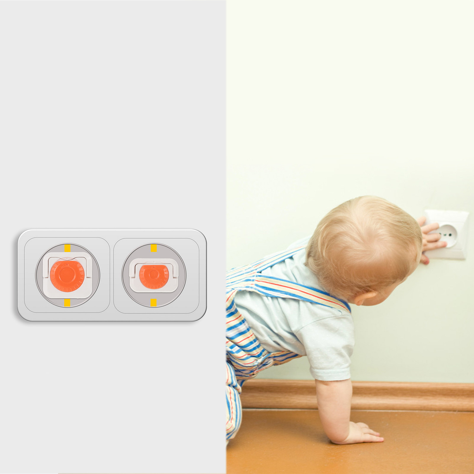 24 шт. универсальных оранжевых – обзор и цена Outlet Cover Baby