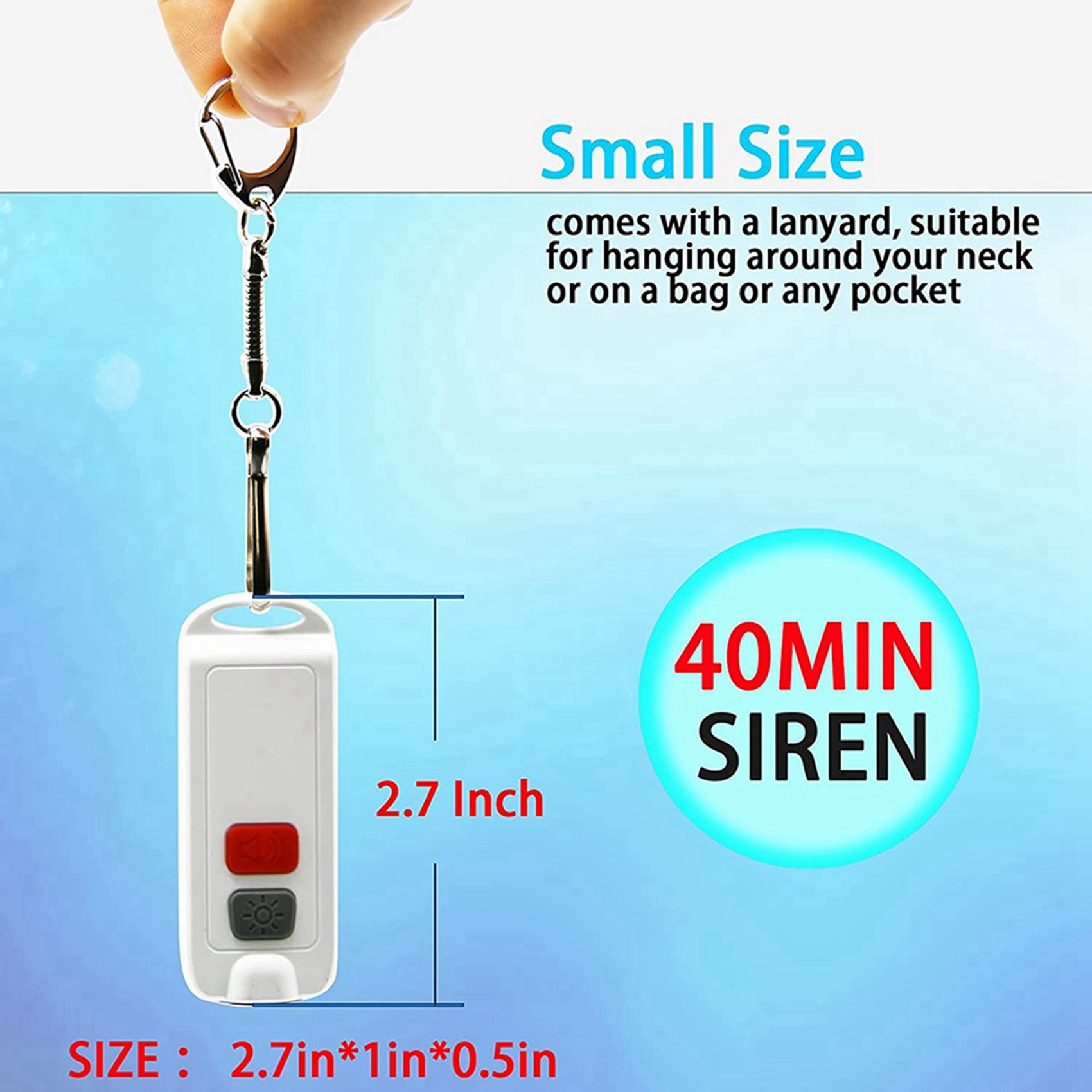 Персональная сигнализация FULL – обзор и цена Personal Alarm Keychain