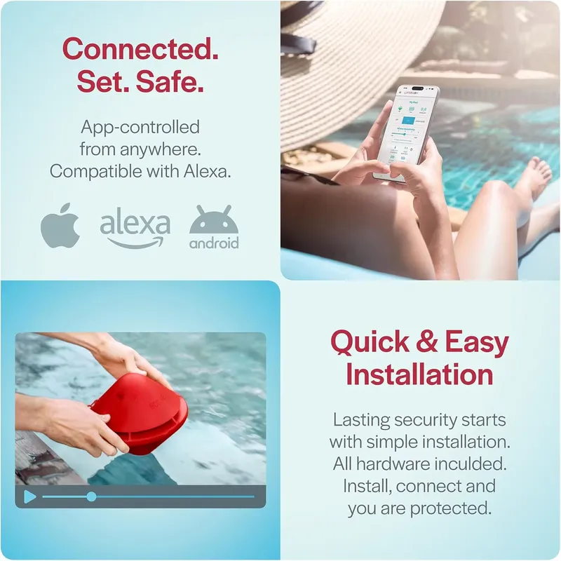 Спасательный круг для бассейна – обзор и цена Pool Alarm Float