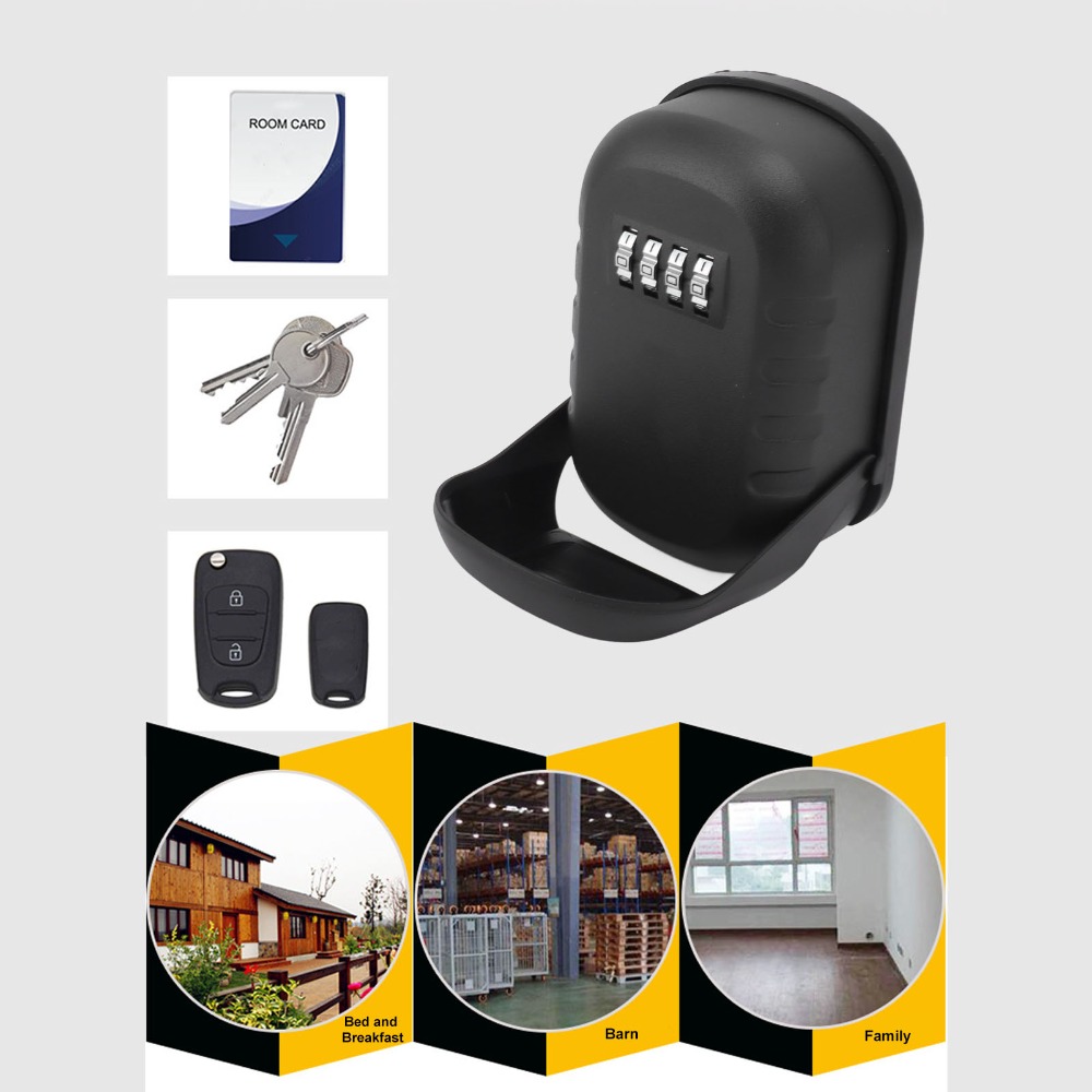 Настенный сейф для ключей, чер – обзор и цена Lockbox Key Secure