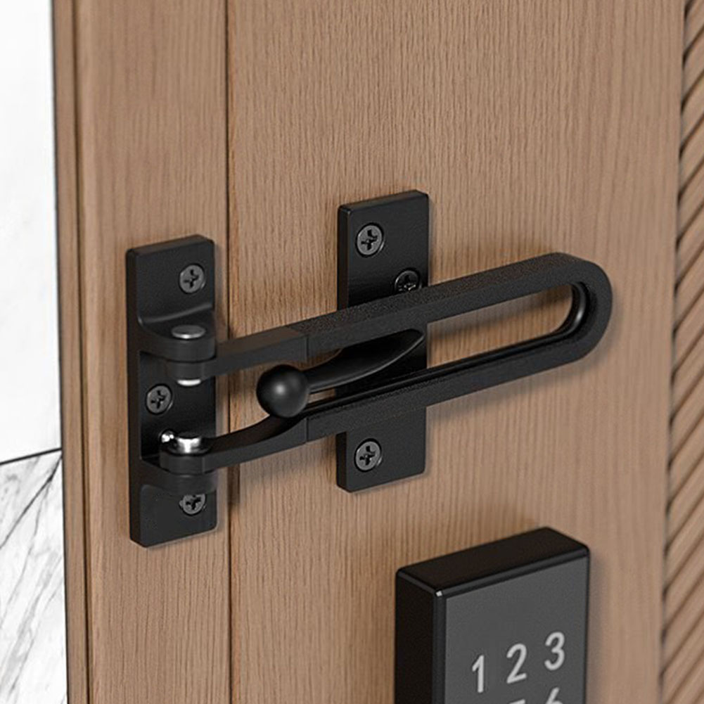 Черный цинковый сплавной дверн – обзор и цена Security Chain Door