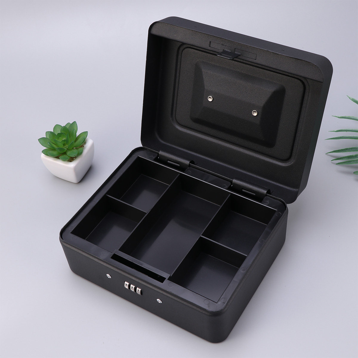 Прочный металлический кассовый – обзор и цена Lockbox Key Secure