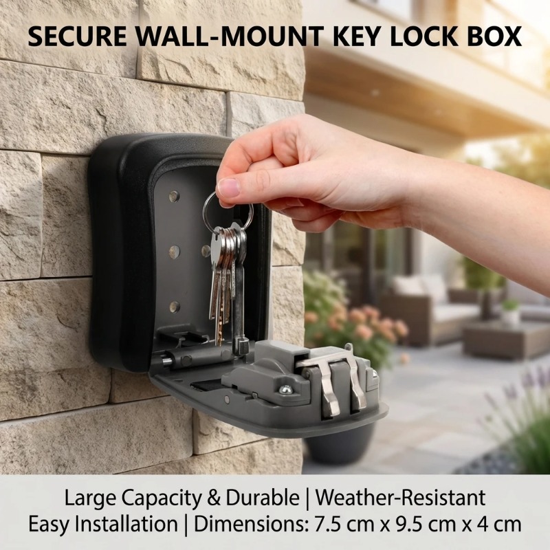 Настенный ящик для ключей с ко – обзор и цена Lockbox Key Secure